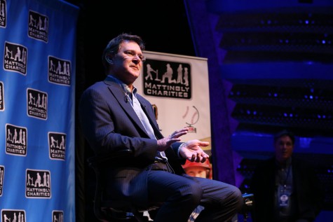 Don Mattingly, the manager for the Miami Marlins professional baseball team, speaks at a press conference before his charity event in December at the Performance Center. Mattingly Charities will host “A Dinner with Don Mattingly” Jan. 22 in Carter Hall. 