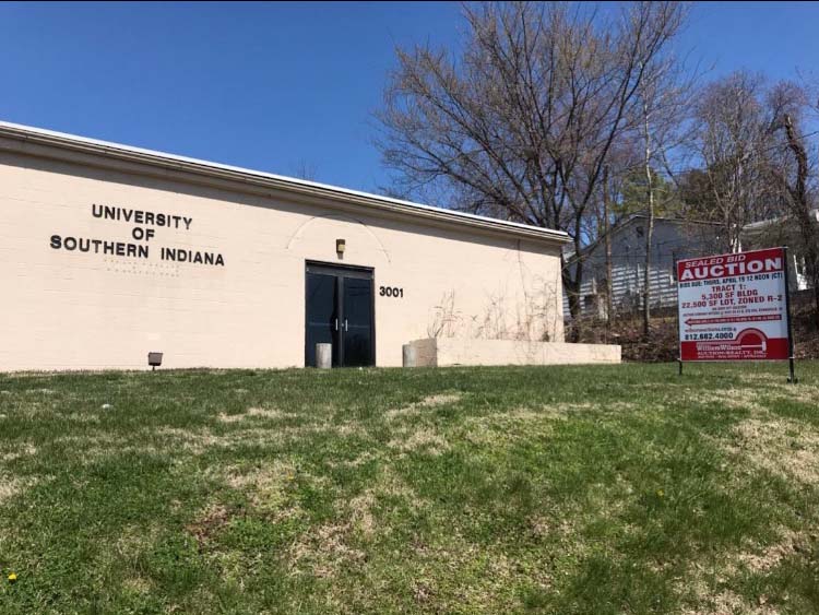 Bids for the old theatre property on Iglehart Ave. will close April 19. The university has owned the property since they purchased it from the Evansville Catholic Diocese in 1970.