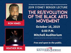 2019 Berger Lecture to cover Black Arts Movement