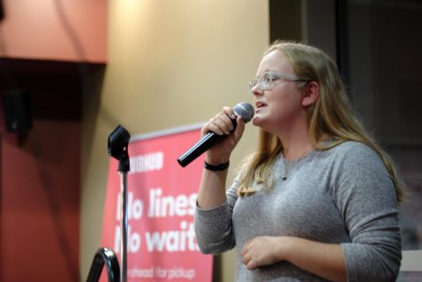 Students shine at Starbucks Open Mic Night