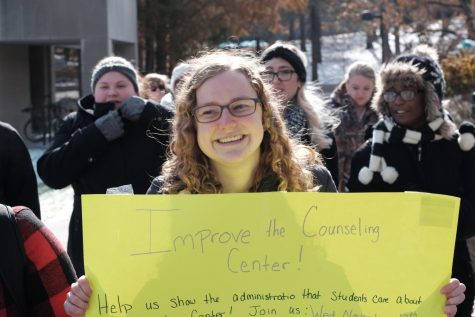 Students protest lack of Counseling Center resources