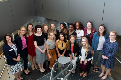 The Federal Reserve Bank of St. Louis recorded a podcast featuring the women of USI's Economics Club at the Romain College of Business.