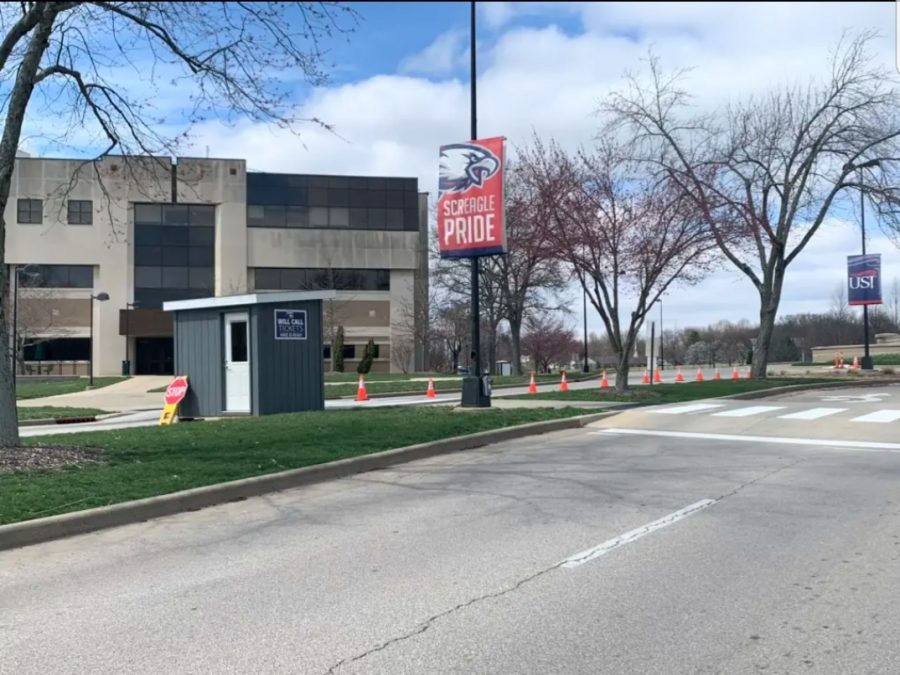 All entrances and exits besides University Boulevard are blocked off. Authorized personnel must present their university IDs before entering campus.