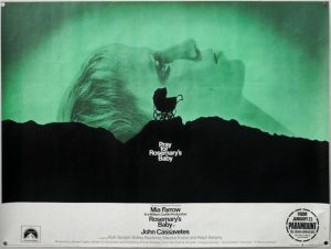 Promotional poster for Rosemarys Baby (1968).  