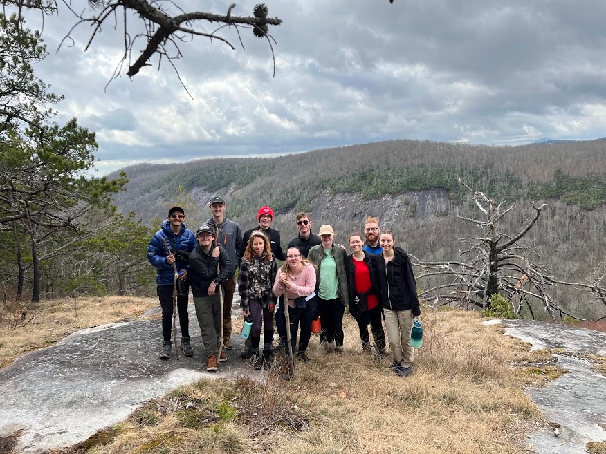 Eleven+students+hike+over+Spring+Break+2022+on+a+free+hiking+and+camping+trip+hosted+by+the+Recreation%2C+Fitness+and+Wellness+Center.