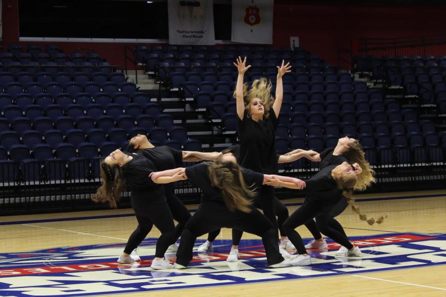 The ladies of Sigma Sigma SIgma performed an expressive dance inspired by the TV show Euphoria. Several popular songs from the shows soundtrack were included in the groups song montage.