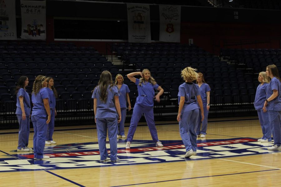 The members of Delta Zetas performance was inspired by Greys Anatomy and included reenactments of several of the shows most iconic moments. Their performance earned them first place in the competition for sororities.