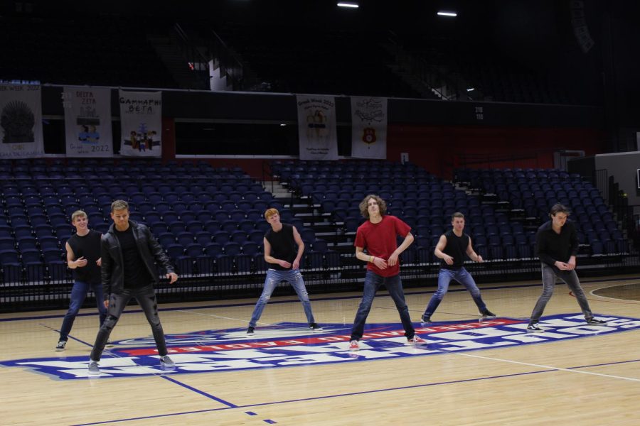 Members of the Kappa Alpha Order danced to their soundtrack inspired by the popular show The Vampire Diaries.