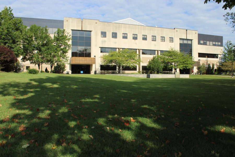 The exterior of the Health Professions Center where nursing students attend the majority of their nursing classes.