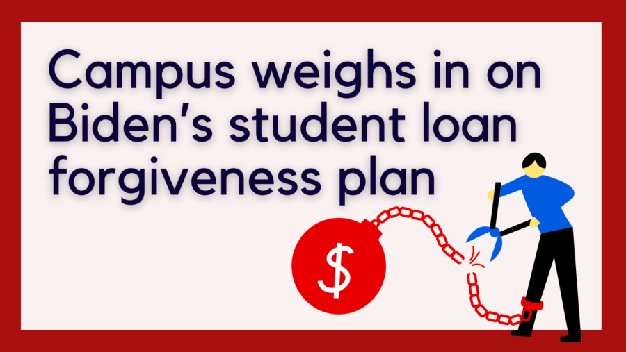 Members of the campus community share their thoughts on President Joe Bidens student loan forgiveness plan.