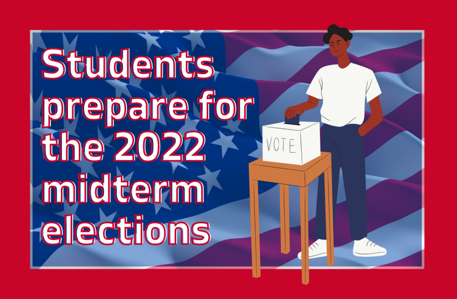 Students voice their opinions on the upcoming Indiana 2022 midterm elections. (Graphic by Maliah White)