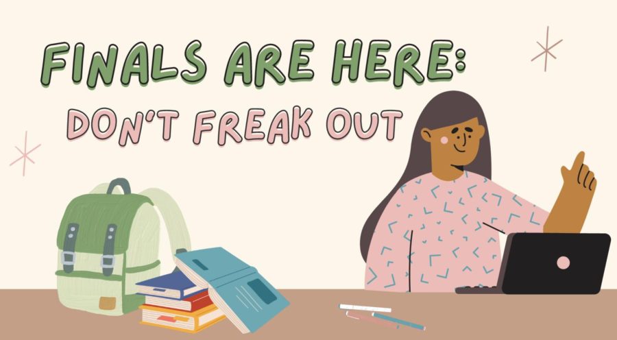 Finals are right around the corner. Heres some advice on how to survive the last week of the semester. (Graphic by Maliah White)