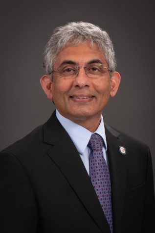 Provost Mohammed Khayum worked at USI for 32 years. During that time, he was a professor of economics for 15 years, the dean of the Romain College of Business for 12 years, and provost for four years. (Photo courtesy of Elizabeth Randolph)