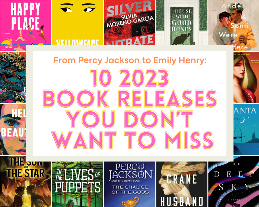 There is a lot to look forward to in 2023, including new movies, games, TV shows and books. Here are 10 books that I look forward to putting on my shelf in 2023. (Graphic by Sydney Lawson)