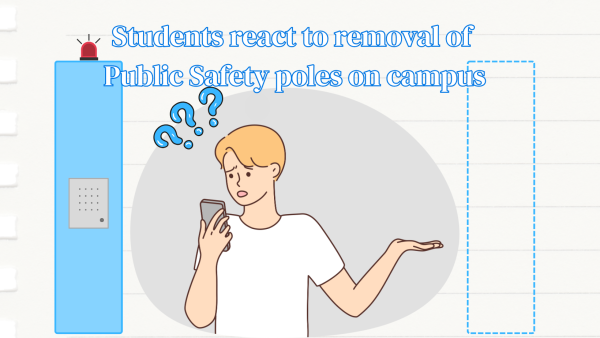 Public Safety removes all safety poles on campus