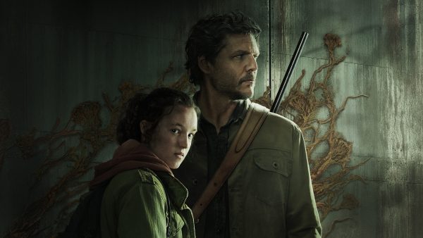 “The Last of Us,” released weekly from Jan. 15 - Mar. 12, 2023, is a television thriller and drama series based on the video game of the same name. The series follows Joel Miller (Pedro Pascal) as he transports a 14-year-old girl, Ellie (Bella Ramsey), across a post-apocalyptic United States.