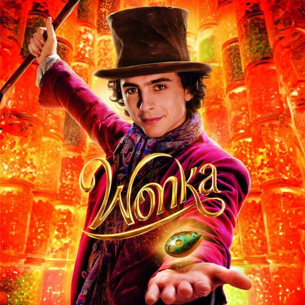 Wonka, released Dec. 15, 2023, follows young Willy Wonka (Timotheè Chalamet) before the factory as he navigates the business world from a anti-business point of view.