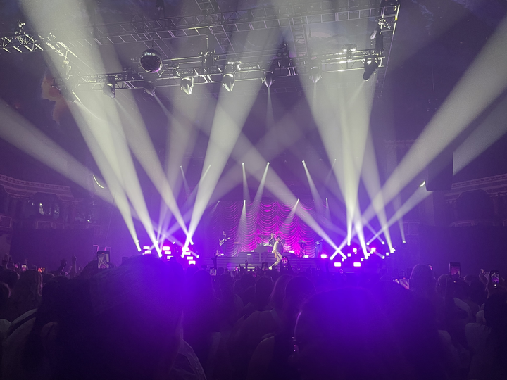 Singer Joshua Bassett performs at his Chicago show Saturday at Byline Bank Aragon Ballroom.