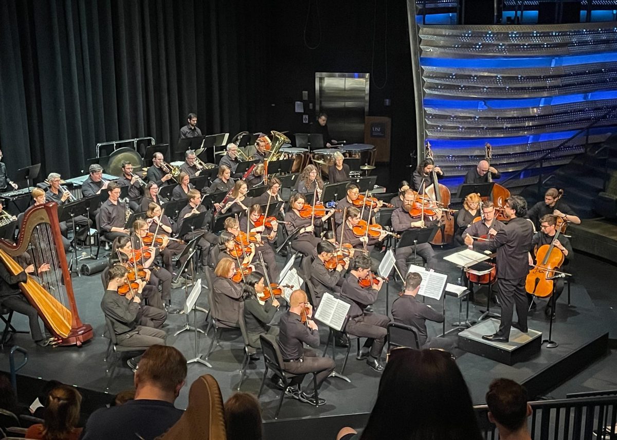 The Evansville Philharmonic Orchestra performs various arrangements Thursday in the Performance Center. The concert included music from “The Wizard of Oz,” “Star Wars” and Michael Jackson’s “Thriller.”