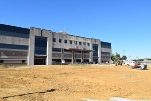 The Health Professions Center expands and remodels Wednesday near the north entrance of the Wright Administration building. The $49 million renovation adds over a thousand square feet and includes a new entrance, a remodeled first and second floors, an auditorium and study areas.