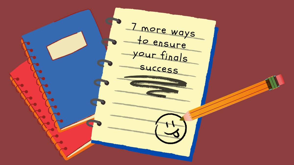 Finals week is two weeks away. How are you studying?