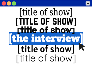 “[title of show]” is USI’s first summer musical.