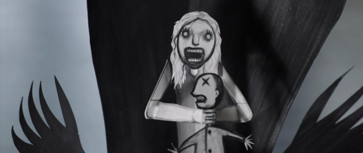 The book depicts Amelia Vanek (Essie Davis) strangling her son.