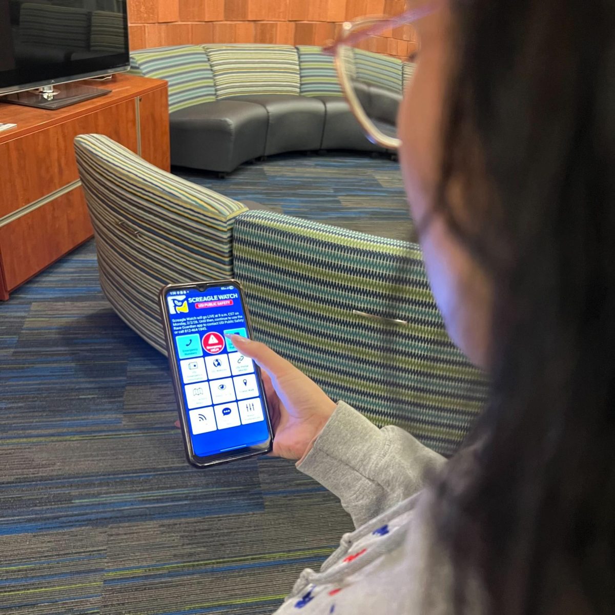 The Screagle Watch app is available to download on mobile phone app stores before the Feb. 2 launch date. (Photo by Cade Smithson)