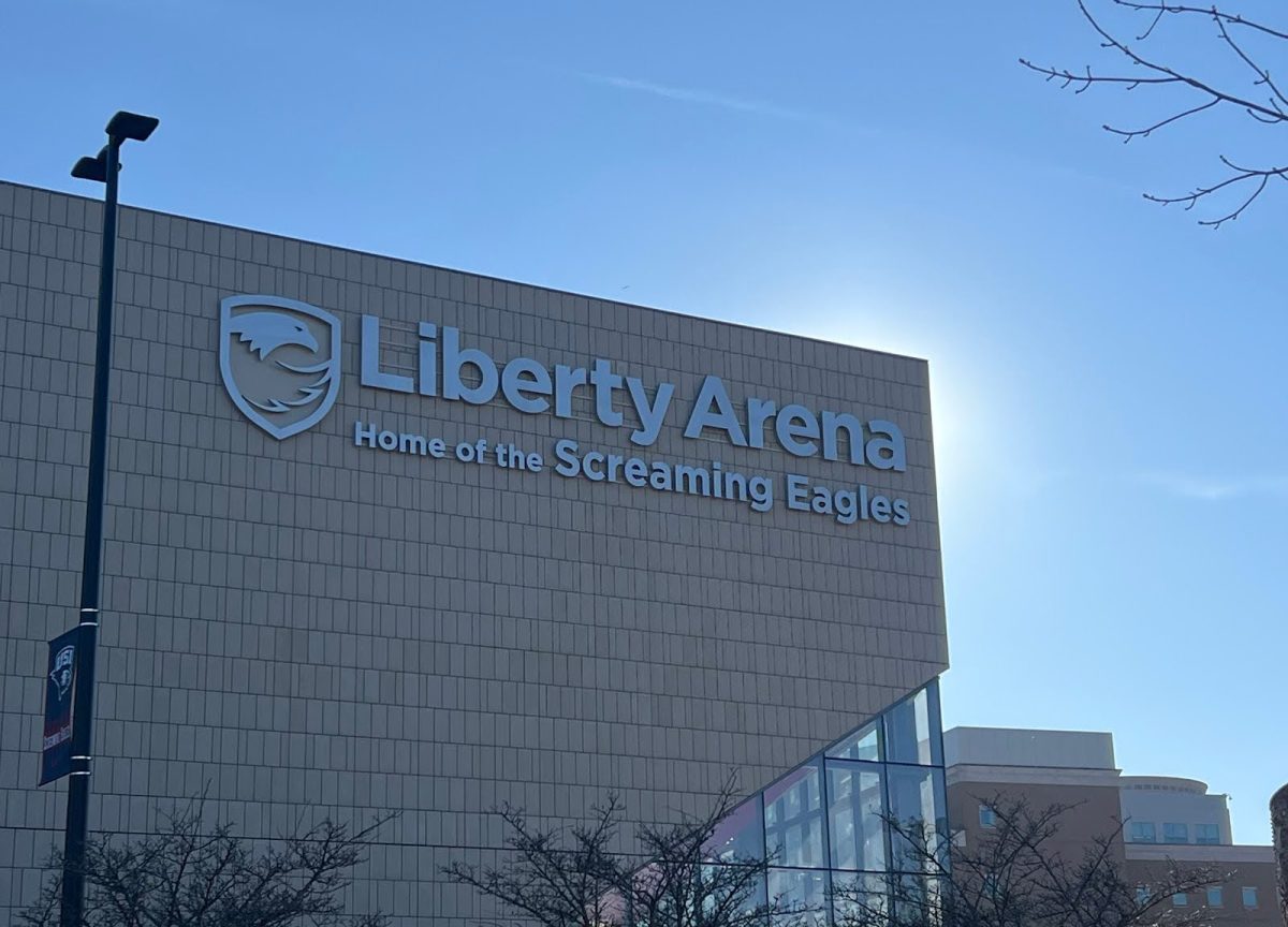 The university began the year with its annual spring meeting Wednesday, Jan. 7,  in Liberty Arena. (Photo by Cade Smithson)