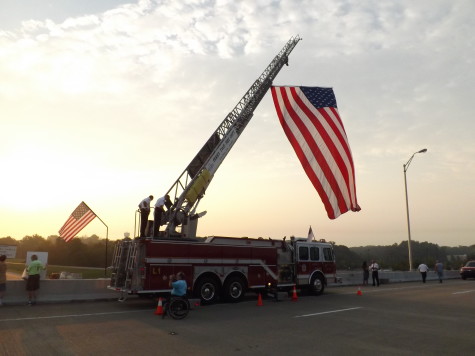 Flag flies high to commemorate 9/11
