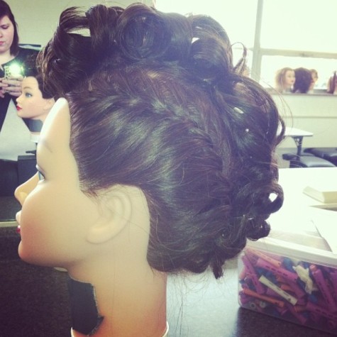 Jessie Tremain, on campus cosmetologist