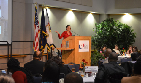 Actress uplifts crowd during MLK luncheon